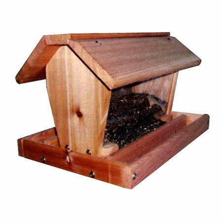 MANSBESTFRIEND Wood 12# Medium Barn Hanging Feeder MA2540647